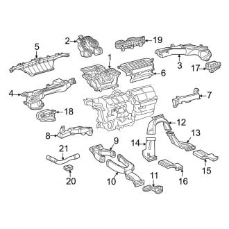 Toyota Corolla Cross Oem A C Heating Parts Systems Carid