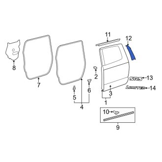 Toyota OEM Window Parts Visors Regulators Motors CARiD