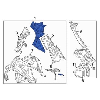 Toyota Yaris OEM Quarter Panels Parts Rear Front CARiD