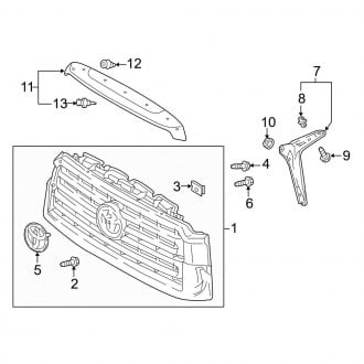 2022 Toyota Sequoia Grille Frames Moldings CARiD