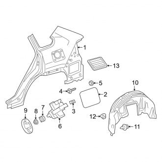 2022 Toyota RAV4 Replacement Quarter Panels CARiD