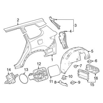 Toyota Grand Highlander Oem Quarter Panels Parts Carid