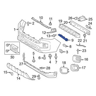 Toyota Tacoma Oem Bumpers Genuine Front Rear Bumpers Carid