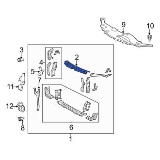 Toyota Avalon Radiator Supports Carid