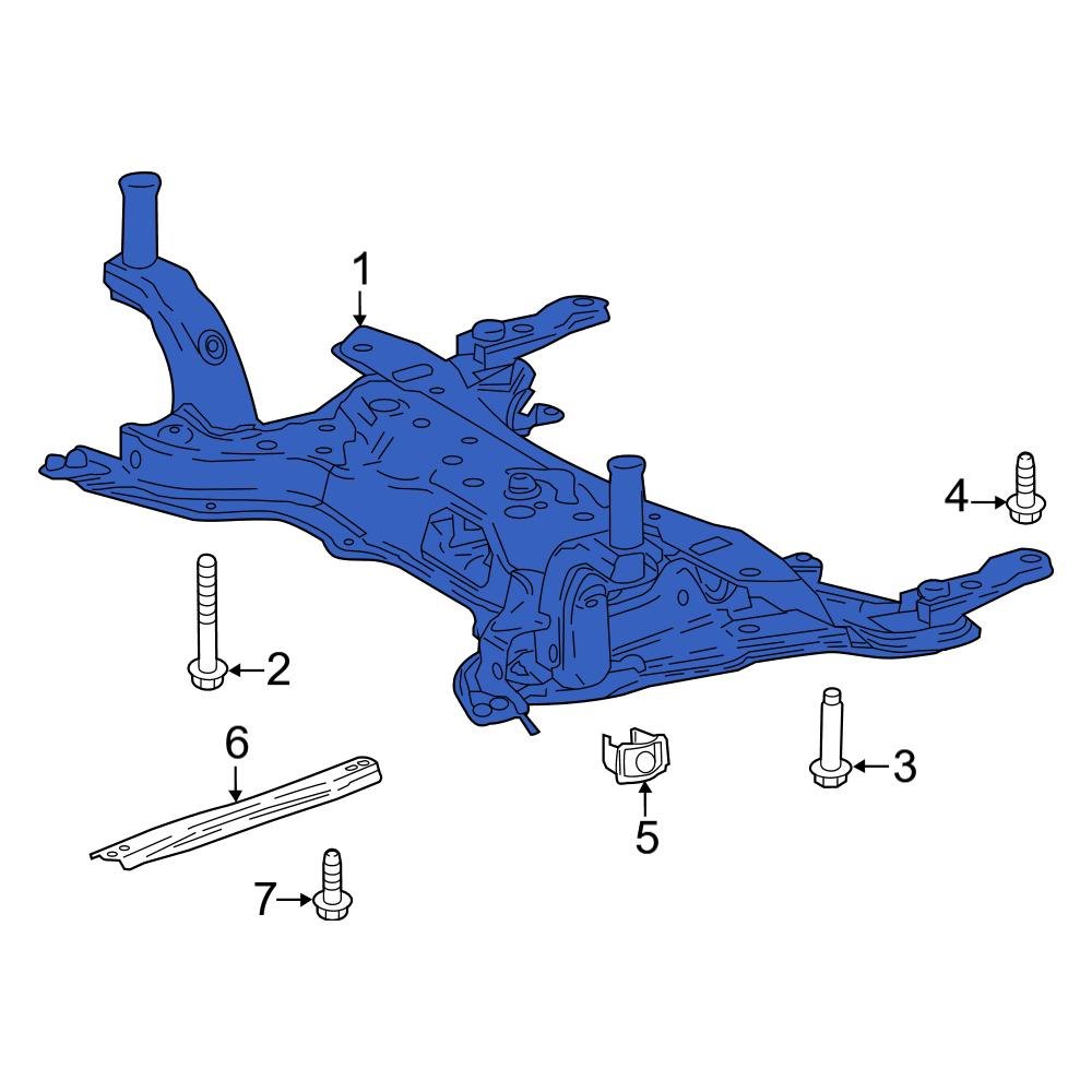 Toyota Oe Front Suspension Subframe Crossmember