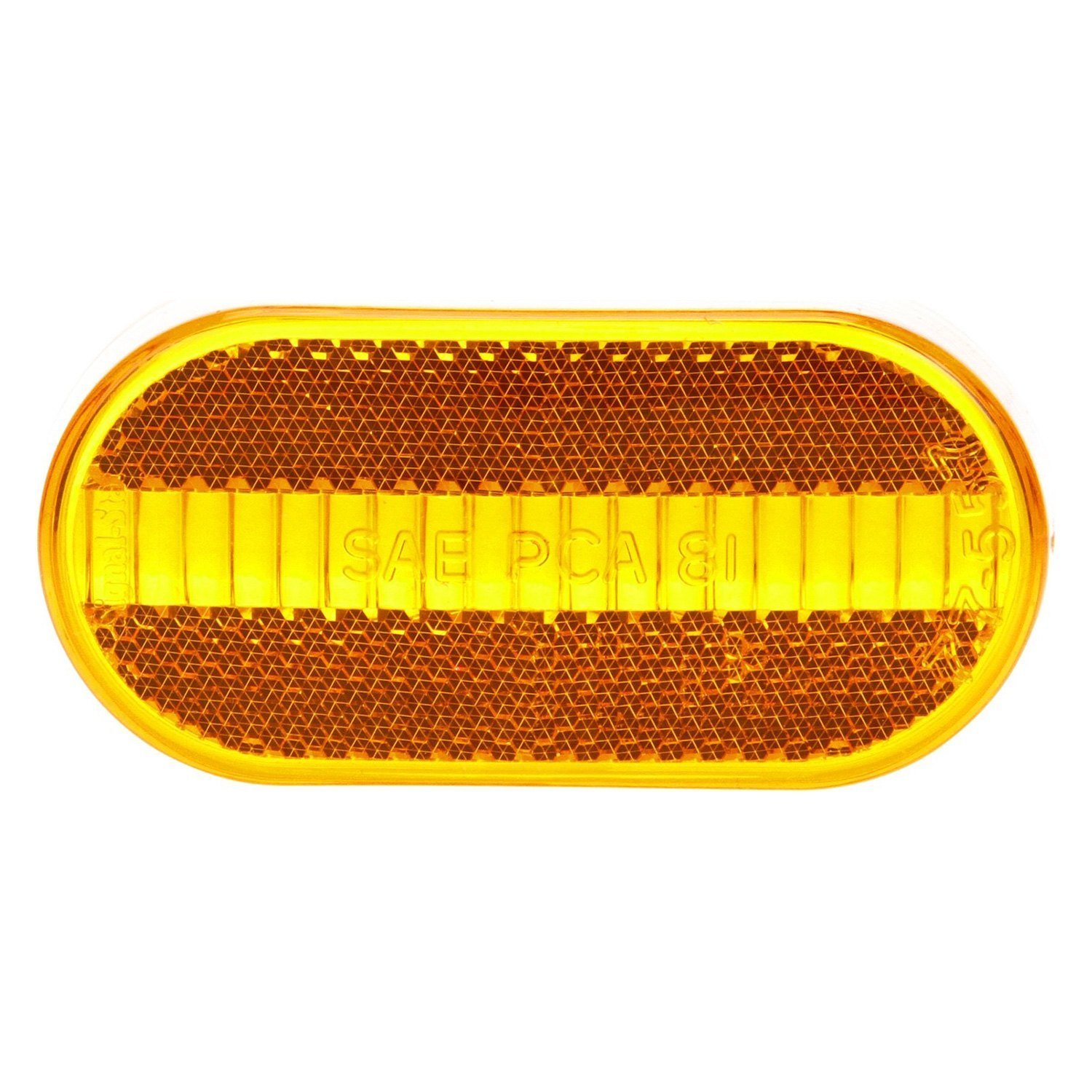 Truck Lite A Signal Stat Series X Snap Fit Yellow Oval Snap