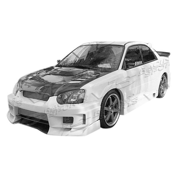 VIS Racing 06SBWRX4DZSP2 004 Z Speed 2 Style Fiberglass Side Skirts