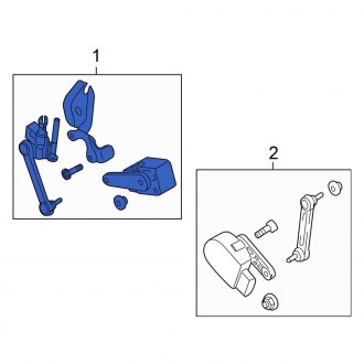 Volkswagen Touareg Suspension Self Leveling Sensors CARiD