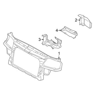 2004 Volkswagen Jetta Radiator Supports CARiD