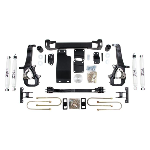 Zone Offroad D N X Front And Rear Suspension Lift Kit