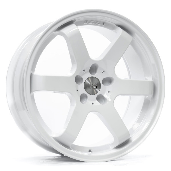 1AV® ZX6 Wheels - Gloss White Rims - 8518BLNK40ZX6W-5x114