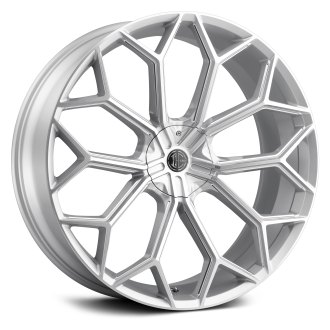 2CRAVE® - NUMBER 42 Platinum Silver with Machined Face and Machined Stripe