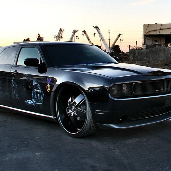 2 Crave® - No18 Gloss Black Custom on Dodge Magnum