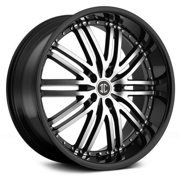 2CRAVE® NUMBER 22 Wheels - Gloss Black with Machined Face Rims
