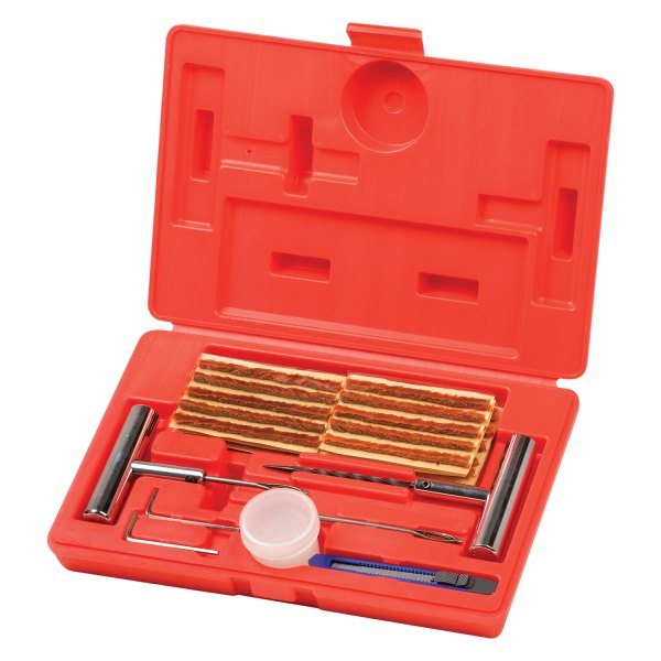 31 Incorporated® - Chrome Tire Repair Kit with 4" String Inserts and Heavy Duty Steel Tools