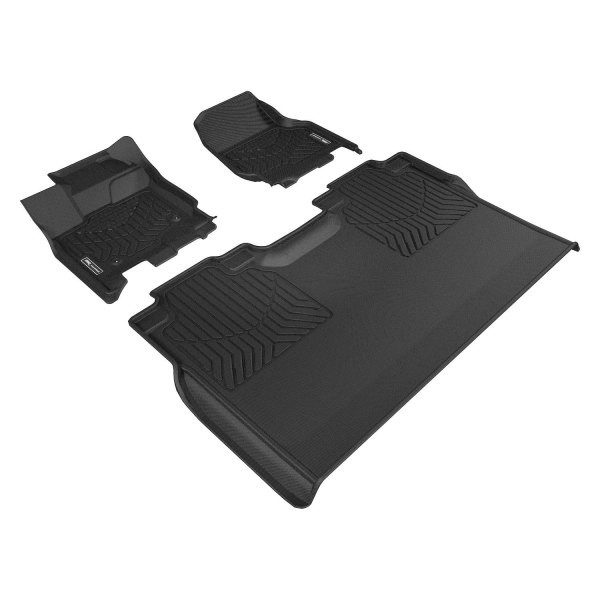 3D MAXpider® - MAXTRAC 1st & 2nd Row Black Set
