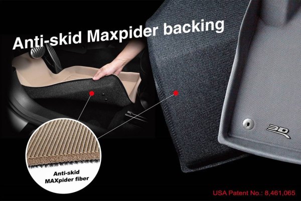 3D MAXpider® - MAXTRAC 1st, 2nd & 3rd Row Black Set