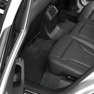 Black Coverking Custom Fit Front Floor Mats for Select Nissan NX/NX 2000 Models Nylon Carpet 