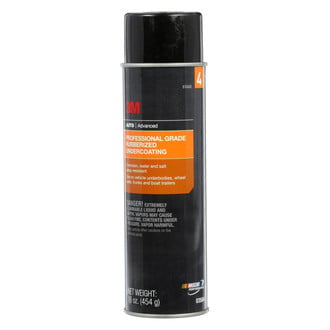 3M® - 16 fl. oz. Black Professional Grade Rubberized Spray-On Undercoating