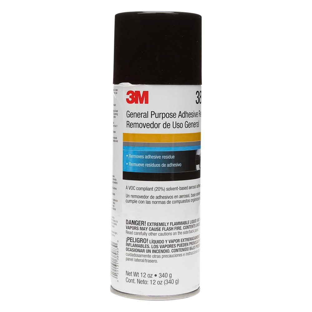 3M 38983 General Purpose Adhesive Remover, 12 oz Aerosol Can, Liquid, Color  -Transparent 