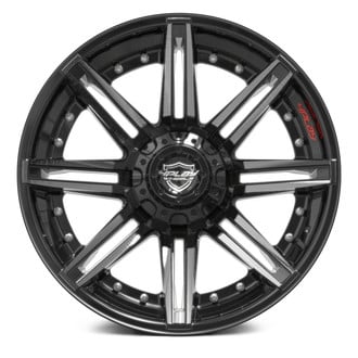 4P08 - Black with Brushed Tinted Face