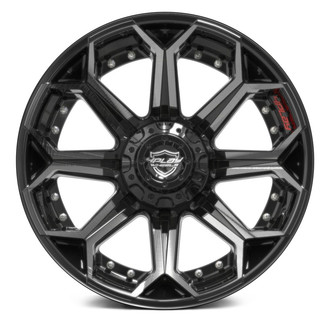 4P80 Black with Brushed Tinted Face
