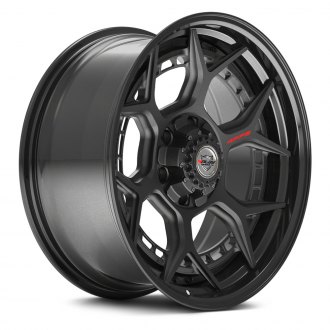 4PLAY® - 4PF6 Matte Black Center with Gloss Black Lip