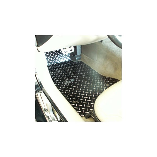  American Car Craft® - Black Diamond Plate Floor Mats