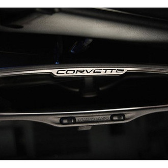ACC® - Corvette Script Brushed Rear View Mirror Trim
