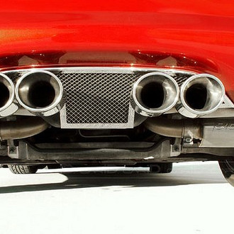 ACC® - Laser Mesh Style Polished Exhaust Filler Panel