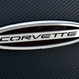 American Car Craft® - Rear Side Marker Light Trim with C5 Corvette Script