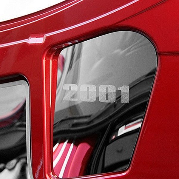 American Car Craft® - Polished Hood Panel with Engraved Year 2001