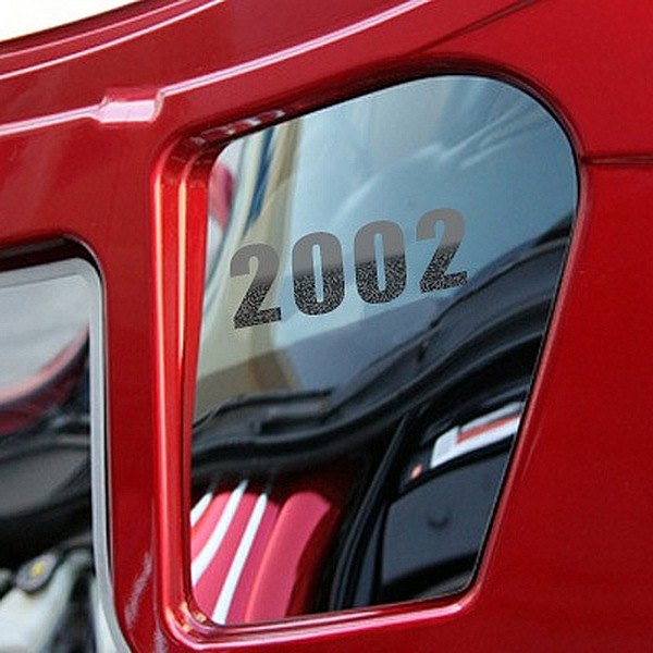 American Car Craft® - Polished Hood Panel with Engraved Year 2003