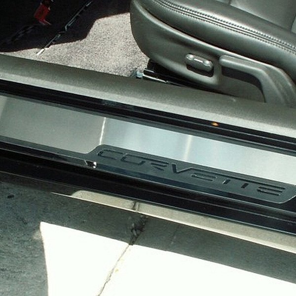 American Car Craft® - Brushed Outer Stock Pad Door Sills