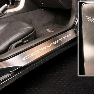 ACC® - Outer Door Sills with Etched Corvette Logo