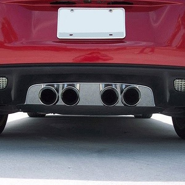 American Car Craft® - Plain Polished Exhaust Filler Panel