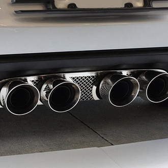 ACC® - Laser Mesh Style Polished Exhaust Filler Panel