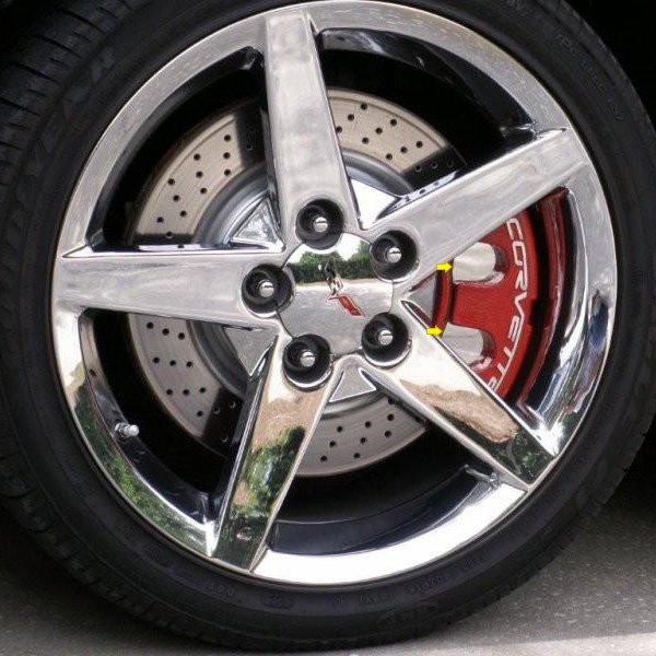 American Car Craft® - Polished Brake Pad Covers