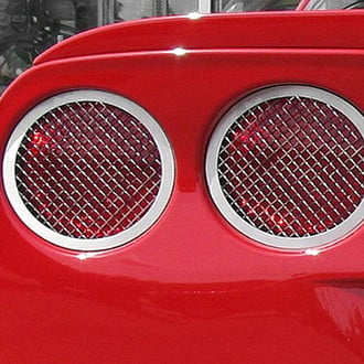 ACC® - Laser Mesh Style Polished Tail Light Grilles