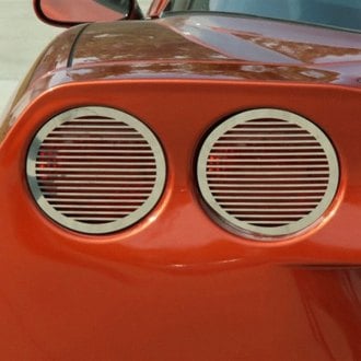 Chevy Corvette Chrome Tail Light Bezels & Covers | CARiD