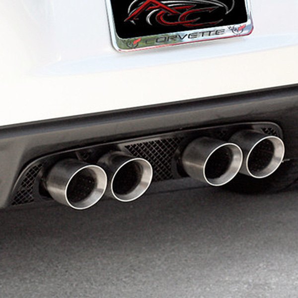 American Car Craft® - Laser Mesh Style Black Stealth Exhaust Filler Panel