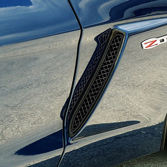 ACC® - Blakk Stealth Black Front Side Vent Grilles