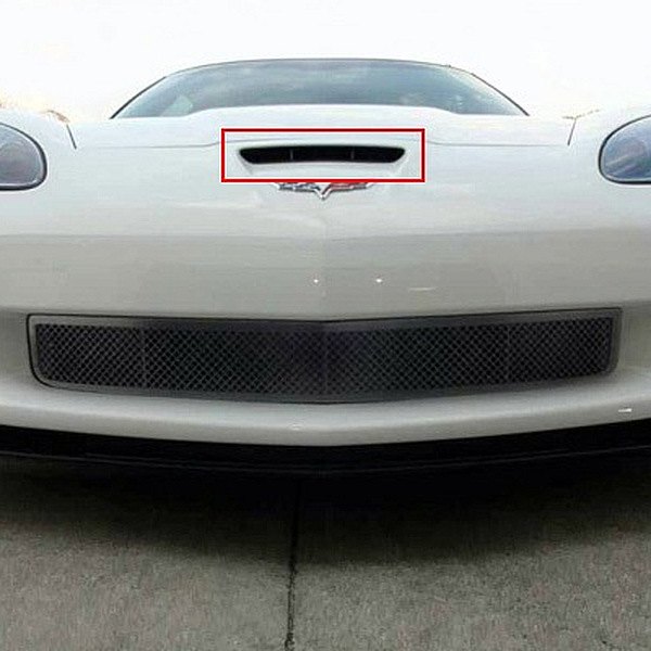 American Car Craft® - Blakk Stealth Black Stealth Hood Vent Grille