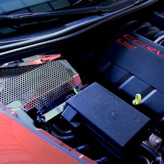 American Car Craft® - Perforated Style Battery Cover