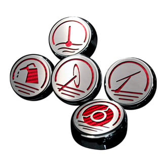 ACC® - Executive Series Red Carbon Fiber Cap Cover Set
