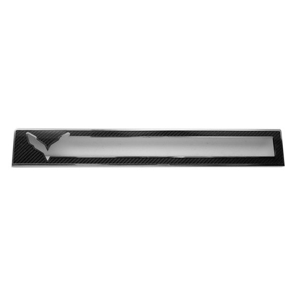 American Car Craft® - Polished/Carbon Fiber Door Sills with Trim Factory Overlays