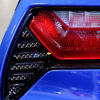 ACC® - Laser Mesh Style Polished Tail Light Grilles