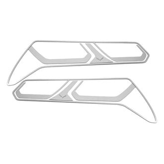 ACC® - Brushed Tail Light Bezels with Etched Emblem