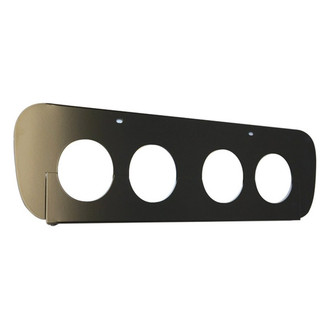 ACC® - Plain Non-Illuminated Black Powder Coat Exhaust Filler Panel