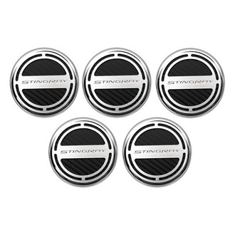 ACC® - GM Licensed Series Chrome Cap Cover Set with Stingray Logo